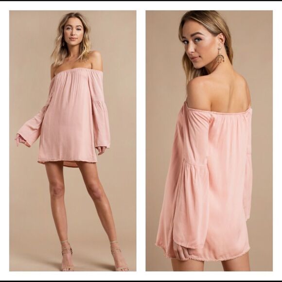 New TOBI Cindy Blush Pink Balletcore Style Baby Doll Dress Size XS - Picture 1 of 6